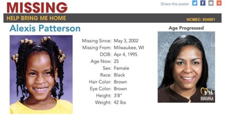 Alexis Patterson Missing Or Found? Case Details Family And Age