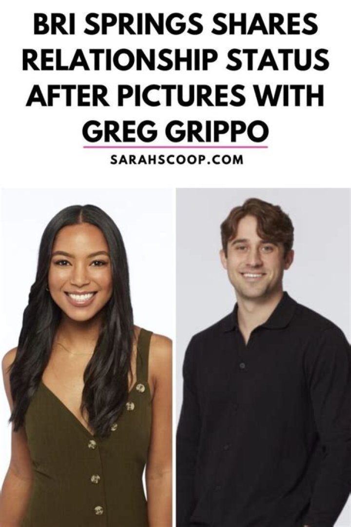 Bri Springs Opens Up About Relationship Status and Greg Grippo