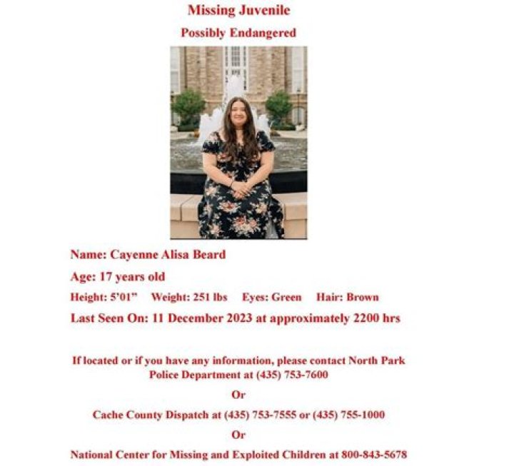 Cayenne Beard Missing Update: Is She Found Yet?