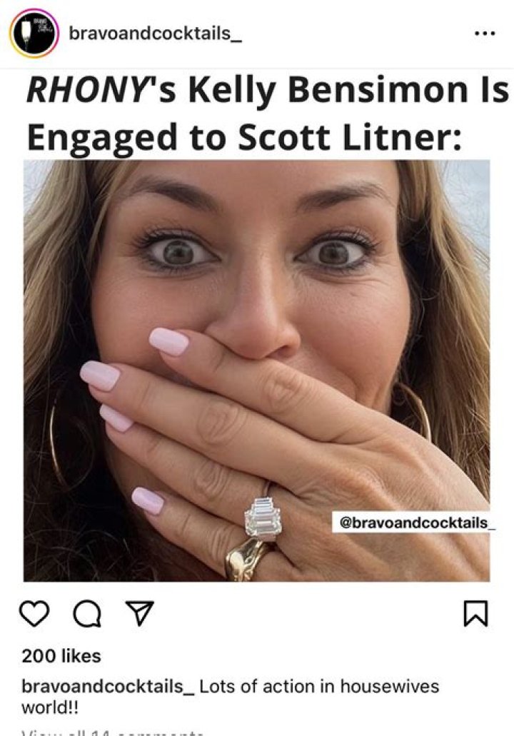 Former 'RHONY' Star Kelly Bensimon Is Engaged